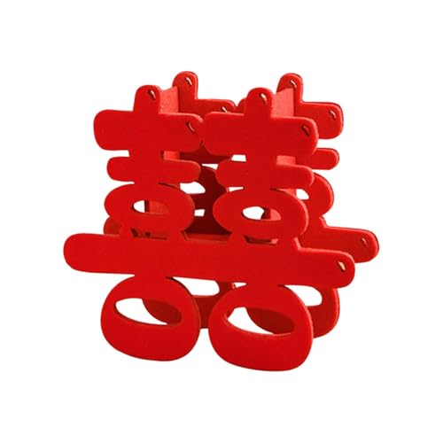 Roter Doppelcharakter-Ornament für chinesische Hochzeit, doppelte Glückseligkeitszeichen, Dekoration für Hochzeit Hochzeit Verlobung Roter Doppelcharakter-Ornament für chinesische Hochzeit, doppelte Glückseligkeitszeichen, Dekoration für Hochzeit Hochzeit Verlobung von Uitndvyte
