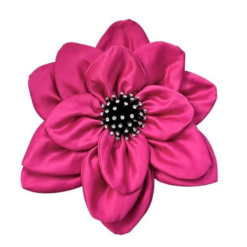 Satinierte 3D-Blumen-Applikation für Handarbeitsprojekte, Bühne, Kostüm, Bekleidungszubehör von Uitndvyte