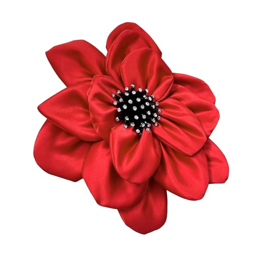 Satinierte 3D-Blumen-Applikation für Handarbeitsprojekte, Bühne, Kostüm, Bekleidungszubehör von Uitndvyte