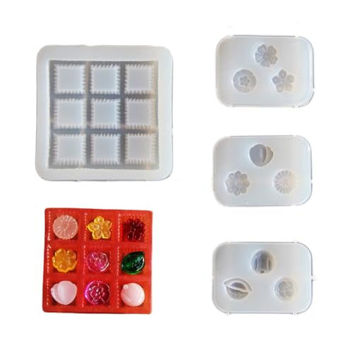Set mit 4 Mehrzweck-Silikonformen für Miniatur-Bäckerei-Designs, perfekt für Künstler und Backliebhaber Set mit 4 Mehrzweck-Silikonformen für Miniatur-Bäckerei-Designs, perfekt für Künstler und Backliebhaber von Uitndvyte