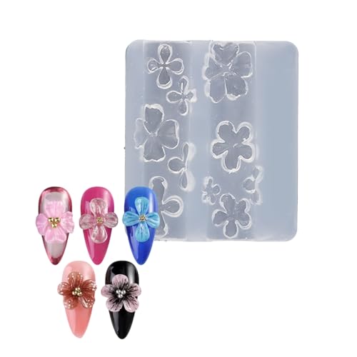 Silikon-Nagelschablone für Nägel, Dekorationen, geprägte Blumennägel, Zubehör, Form, praktisches Prägewerkzeug Silikon-Nagelschablone für Nägel, Dekorationen, geprägte Blumennägel, Zubehör, Form, praktisches Prägewerkzeug von Uitndvyte