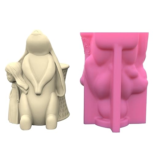 Silikon-Stifthalter und Harzform für Mädchen, Tischform für Tischdekoration, Vase, Epoxidform von Uitndvyte