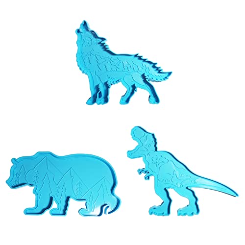 Silikonform Bär, Drache, Wolf, Epoxidharz, dekorativ, Epoxidharz, Dekoration für Zuhause Silikonform Bär, Drache, Wolf, Epoxidharz, dekorativ, Epoxidharz, Dekoration für Zuhause von Uitndvyte