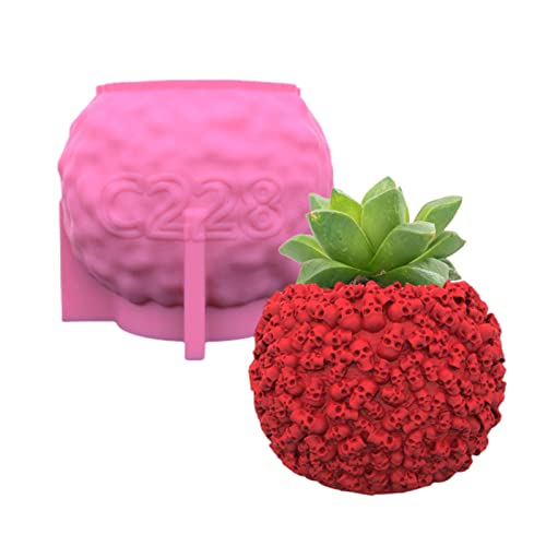 Silikonform aus Beton, Blumentopf aus Epoxidharz, Kosmetikbürstenform Silikonform aus Beton, Blumentopf aus Epoxidharz, Kosmetikbürstenform von Uitndvyte