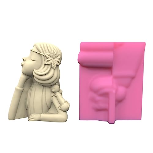 Silikonform für Mädchen mit Rucksack, Epoxidharz, Sukkulenten, Vase, Zement, Stifthalter Silikonform für Mädchen mit Rucksack, Epoxidharz, Sukkulenten, Vase, Zement, Stifthalter von Uitndvyte