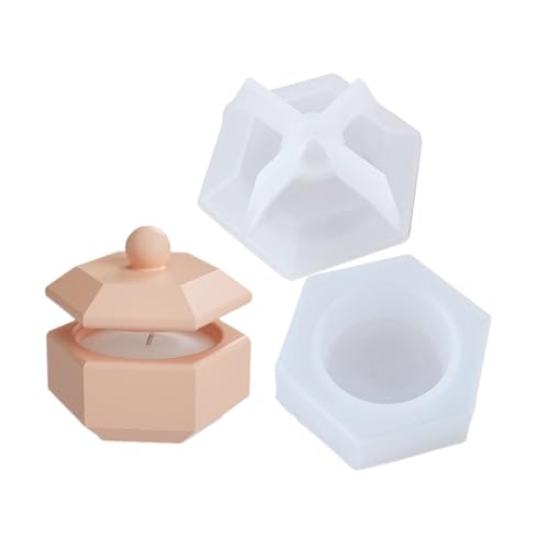 Silikonform zum Basteln, sechseckige Schmuckbox, Kerzenform, Kerzenform, perfekte Form für Schmuckkasten Silikonform zum Basteln, sechseckige Schmuckbox, Kerzenform, Kerzenform, perfekte Form für Schmuckkasten von Uitndvyte