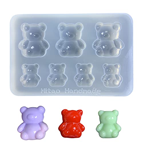 Silikonharzformen, Harzverzierungen, handgemachte Formen, kleine Bärenformen, Silikonmaterial, handgefertigte Werkzeuge Silikonharzformen, Harzverzierungen, handgemachte Formen, kleine Bärenformen, Silikonmaterial, handgefertigte Werkzeuge von Uitndvyte