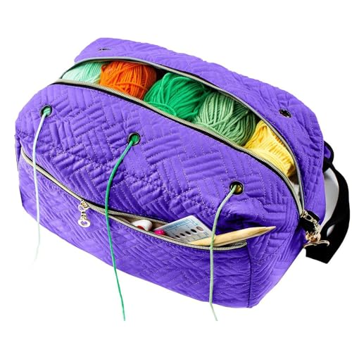 Strick-Organizer-Tasche, Reise-Häkeltasche, Garnaufbewahrung, Organizer, Garn-Aufbewahrungstasche, Häkelgarn, Haken und Zubehör Strick-Organizer-Tasche, Reise-Häkeltasche, Garnaufbewahrung, Organizer, Garn-Aufbewahrungstasche, Häkelgarn, Haken und Zubehör von Uitndvyte