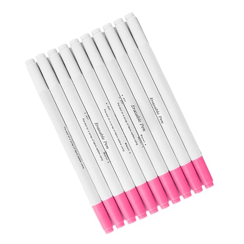 Uitndvyte 10 Stück/Set Stoffmarker, wasserlöslicher Stift, löschbarer Stift zum Nähen, Quilten, Sticken, temporäre Markierungsstifte von Uitndvyte
