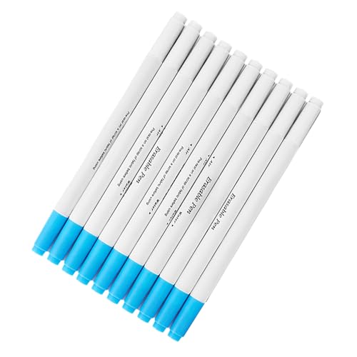 Uitndvyte 10 Stück/Set wasserlösliche Stoffmarker, löschbare Stifte zum Nähen, Quilten, Sticken, temporäre Marker Uitndvyte 10 Stück/Set wasserlösliche Stoffmarker, löschbare Stifte zum Nähen, Quilten, Sticken, temporäre Marker von Uitndvyte