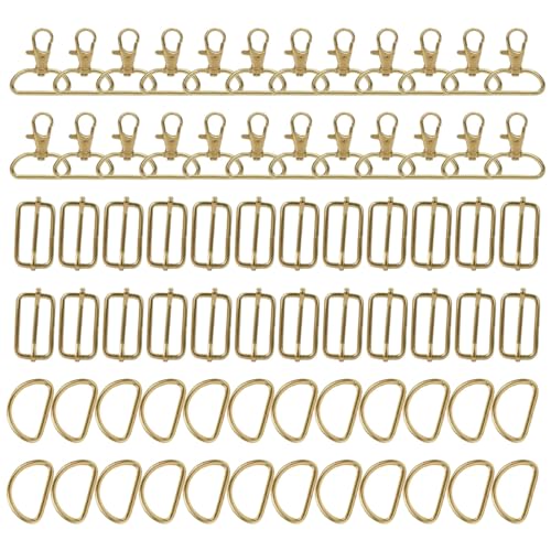 Uitndvyte 72 Stück 32 mm Schlüsselanhänger drehbarer Karabiner Schlüsselanhänger mit D-Ring und Karabinerhaken für Schlüsselanhänger, Karabiner Bastelbedarf Uitndvyte 72 Stück 32 mm Schlüsselanhänger drehbarer Karabiner Schlüsselanhänger mit D-Ring und Karabinerhaken für Schlüsselanhänger, Karabiner Bastelbedarf von Uitndvyte