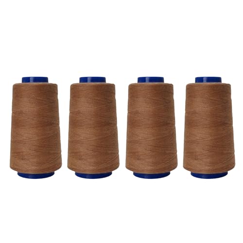 Uitndvyte Nähgarn Polyester Nähgarn für Nähmaschine 4 Spulen zum Handnähen, 1000 Yards pro Spule Polyestergarn Uitndvyte Nähgarn Polyester Nähgarn für Nähmaschine 4 Spulen zum Handnähen, 1000 Yards pro Spule Polyestergarn von Uitndvyte