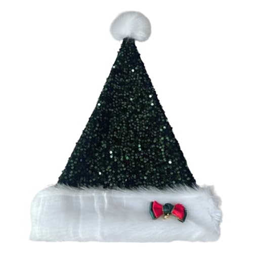 Weihnachtsmütze, Weihnachtsmannhut mit Pailletten, für Urlaub, Weihnachtsmann-Hut für Erwachsene, Kinder, Partyhut Weihnachtsmütze, Weihnachtsmannhut mit Pailletten, für Urlaub, Weihnachtsmann-Hut für Erwachsene, Kinder, Partyhut von Uitndvyte