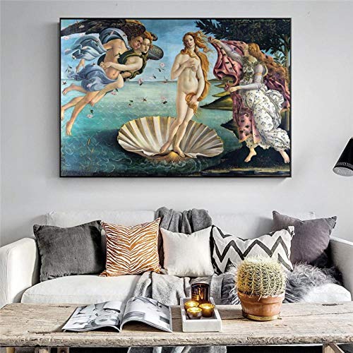 Malen Nach Zahlen Malen Für Erwachsene Klassische Berühmte Gemälde Botticellis Geburt Der Venus Leinwand Art Kit Diy Ölgemälde Für Anfänger von Uiujiij