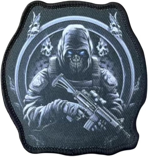 1pcs Bärenjagd-Mann Klett, Klett Patch Stickerei Aufnäher Patches,8x5cm Tactical Militär Klettbänder Applikation für Rucksäcke Kleidung Taschen Uniform Weste 1pcs Bärenjagd-Mann Klett, Klett Patch Stickerei Aufnäher Patches,8x5cm Tactical Militär Klettbänder Applikation für Rucksäcke Kleidung Taschen Uniform Weste von Uixxducc
