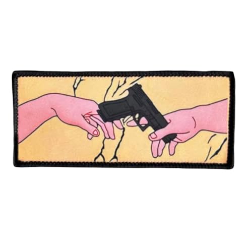 1pcs God and Adam Haken und Schleife Patch, Funny Tactical gestickte Patches, 9x4cm für Rucksäcke Kleidung Taschen Uniform Weste 1pcs God and Adam Haken und Schleife Patch, Funny Tactical gestickte Patches, 9x4cm für Rucksäcke Kleidung Taschen Uniform Weste von Uixxducc