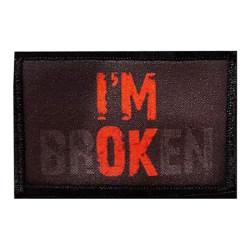 1pcs Im Ok Patch Klett Patch Stickerei Aufnäher Handy Patches, 8x5cm Witziges Bügelbild, Lustige Aufbügler, Aufnäher for Tactical Gear Hat Backpack Jackets 1pcs Im Ok Patch Klett Patch Stickerei Aufnäher Handy Patches, 8x5cm Witziges Bügelbild, Lustige Aufbügler, Aufnäher for Tactical Gear Hat Backpack Jackets von Uixxducc