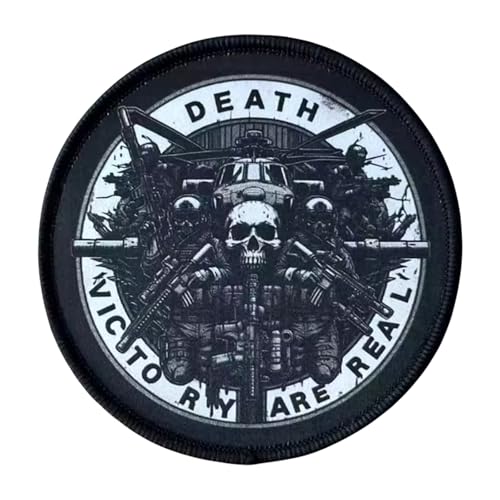 1pcs Patches Klett, 8cm Schädel Aufnäher Drucken Militär Klettbänder Applikation für Rucksäcke Kleidung Taschen Uniform Weste 1pcs Patches Klett, 8cm Schädel Aufnäher Drucken Militär Klettbänder Applikation für Rucksäcke Kleidung Taschen Uniform Weste von Uixxducc