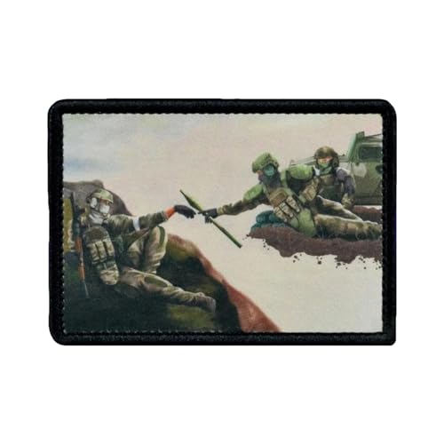 Berühren Sie einen anderen Patches Klett Militär Fun Patch Für Taktische Kleidung Rucksack Baseballkappe Weste Hundegeschirr von Uixxducc