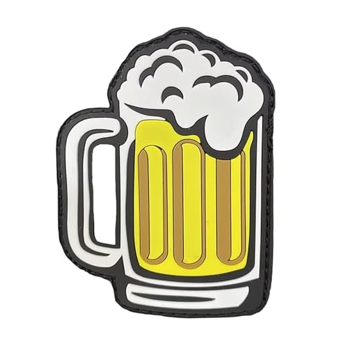 Bier PVC Patches Klett, Aufnäher Taktische Morale Aufnäher Klettbänder Applikation Für DIY Uniform, Rucksäcke, Taktische Westen von Uixxducc