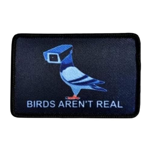 Birds Aren't Real Drucken Patches Klett, 8X5cm Taktische Morale Aufnäher Klettbänder Applikation Für DIY Uniform, Rucksäcke, Taktische Westen Birds Aren't Real Drucken Patches Klett, 8X5cm Taktische Morale Aufnäher Klettbänder Applikation Für DIY Uniform, Rucksäcke, Taktische Westen von Uixxducc