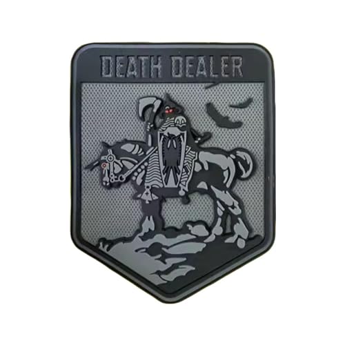 Death Dealer Schädel Taktik Moral Patches 3D PVC Aufnäher mit Klettverschluss Klett Patch für Kleidung Rucksäcke Hosen Kleidung Jeans Jacken Hüte Death Dealer Schädel Taktik Moral Patches 3D PVC Aufnäher mit Klettverschluss Klett Patch für Kleidung Rucksäcke Hosen Kleidung Jeans Jacken Hüte von Uixxducc