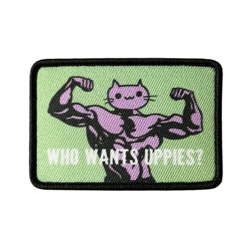 Fitness Katze Funny Tactical gestickte Patches, für Rucksäcke, Hundegeschirr, Armee-Westen, Sporttaschen, Hüte, Helme Fitness Katze Funny Tactical gestickte Patches, für Rucksäcke, Hundegeschirr, Armee-Westen, Sporttaschen, Hüte, Helme von Uixxducc