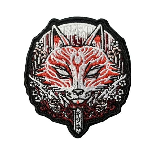 Fuchs Dämon Tactical Patch, Stickerei Taktische Haken und Schleife militärischen taktischen Patch, für Kleidung, Rucksäcke, Uniform, Veteran Unterstützung Fuchs Dämon Tactical Patch, Stickerei Taktische Haken und Schleife militärischen taktischen Patch, für Kleidung, Rucksäcke, Uniform, Veteran Unterstützung von Uixxducc