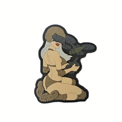Haken und Schleife Moral Militärische Patches, Mädchen Militärische Patches, PVC Applique Zubehör für Rucksäcke, Westen, Jacken, Jeans, Hüte Haken und Schleife Moral Militärische Patches, Mädchen Militärische Patches, PVC Applique Zubehör für Rucksäcke, Westen, Jacken, Jeans, Hüte von Uixxducc