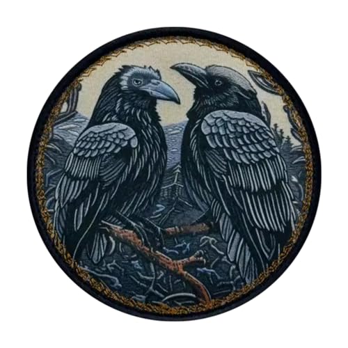 Krähe Tactical Patches Aufnäher mit Klettverschluss Moral Klett Patch Applikation Militär Patches Aufkleber Für Kleidung Rucksäcke Mütze Jacke Krähe Tactical Patches Aufnäher mit Klettverschluss Moral Klett Patch Applikation Militär Patches Aufkleber Für Kleidung Rucksäcke Mütze Jacke von Uixxducc