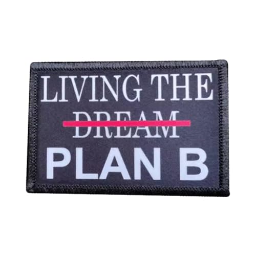 Living The Dream Lustige Patches Klett Taktische Patch mit Klettverschluss Aufnäher für Kleidung Rucksack Weste Uniform Jeans Biker Taschen Living The Dream Lustige Patches Klett Taktische Patch mit Klettverschluss Aufnäher für Kleidung Rucksack Weste Uniform Jeans Biker Taschen von Uixxducc