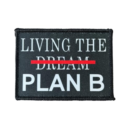 Living The Dream Lustiger Aufnäher, bedruckt, Klettverschluss, Militär-Armband, Zubehör, Patches für Rucksäcke, Jacken, Kleidung Living The Dream Lustiger Aufnäher, bedruckt, Klettverschluss, Militär-Armband, Zubehör, Patches für Rucksäcke, Jacken, Kleidung von Uixxducc