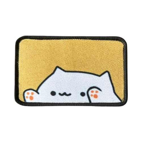 Militär Klettbänder Moral Taktische Patches, Haken und Schleife Patch,Stickerei Anime Cartoon Katze für Rucksäcke, Hundegeschirr, Armee-Westen, Sporttaschen, Hüte, Helme von Uixxducc