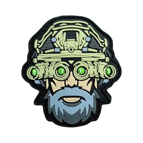Patches Klett, PVC Totenkopf Schädel Aufnäher Taktische Morale Aufnäher Klettbänder Applikation Für DIY Uniform, Rucksäcke, Taktische Westen von Uixxducc