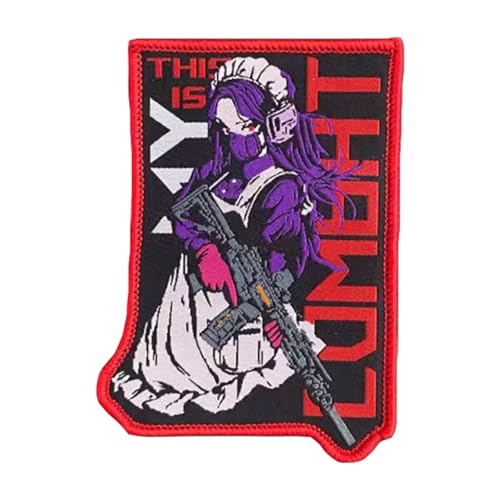 Patches Taktische Anime-Mädchen mit Gewehr Klett Patches MilitäR Moral Hook Aufnäher Mit Klett Patch Für DIY Kleidung Rucksäcke Jacken Jeans Uniform Patches Taktische Anime-Mädchen mit Gewehr Klett Patches MilitäR Moral Hook Aufnäher Mit Klett Patch Für DIY Kleidung Rucksäcke Jacken Jeans Uniform von Uixxducc