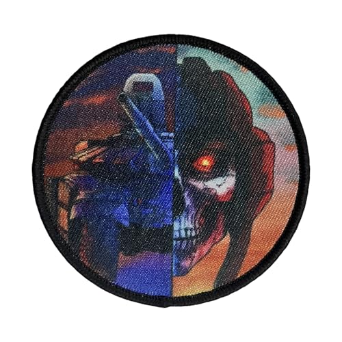 Tankman Skull Patch, Taktische Moral Militär Patches für Rucksäcke, Taktische Weste, Hundegeschirr | Haken und Schleife von Uixxducc