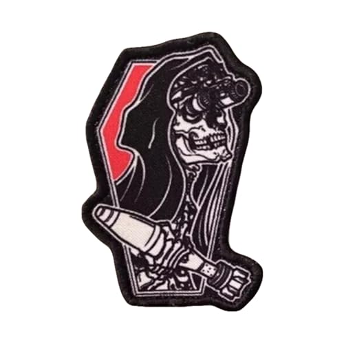 Totenkopf Klett Patches, Taktisch Moral Hook Loop Aufnäher Kinder Applikation FüR Jungen, MäDchen, Jacken, Jeans, RucksäCke Totenkopf Klett Patches, Taktisch Moral Hook Loop Aufnäher Kinder Applikation FüR Jungen, MäDchen, Jacken, Jeans, RucksäCke von Uixxducc