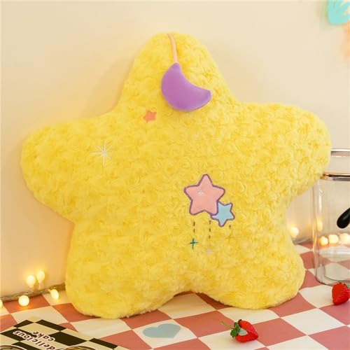 Uixxducc Kuschelkissen Kinder Sternkissen Mondkissen, Weiche Flauschige Stern Mond Kissen Zierkissen Sofakissen, Plüsch Dekokissen für Kinderzimmer Schlafzimmer Deko Geschenke für Kinder (Gelb,Stern) Uixxducc Kuschelkissen Kinder Sternkissen Mondkissen, Weiche Flauschige Stern Mond Kissen Zierkissen Sofakissen, Plüsch Dekokissen für Kinderzimmer Schlafzimmer Deko Geschenke für Kinder (Gelb,Stern) von Uixxducc