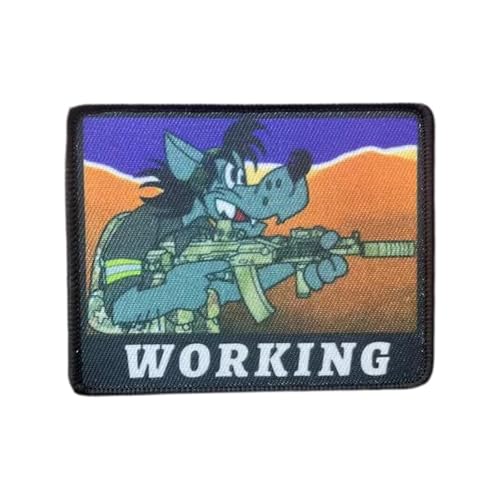 We Are Working Patches Klett Moral Taktischer Aufnäher Militär Taktische Applique DIY Patches Aufnähen für Kleidung, Kleider, Hüte, Rucksäcke We Are Working Patches Klett Moral Taktischer Aufnäher Militär Taktische Applique DIY Patches Aufnähen für Kleidung, Kleider, Hüte, Rucksäcke von Uixxducc
