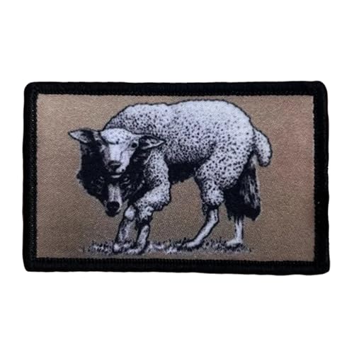 Wolf im Schafspelz Klett Patch Lustig Taktische Tactical Moral Hook and Loop Applique for DIY Kleidung Rucksäcke Gear Hat Backpack Jackets Wolf im Schafspelz Klett Patch Lustig Taktische Tactical Moral Hook and Loop Applique for DIY Kleidung Rucksäcke Gear Hat Backpack Jackets von Uixxducc