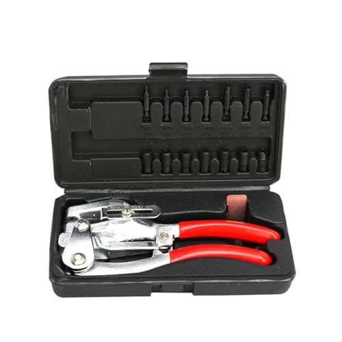 Ujjdwiurgh 16-Teiliges Stanzzangen-Werkzeugset Aus Blech, Kupfer, Aluminium, Leder, Kunststoff von Ujjdwiurgh
