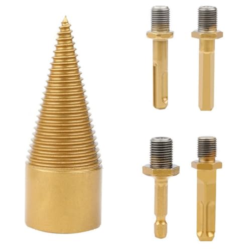 Ujjdwiurgh 5-Teiliger Bohrer, Abnehmbare, Spaltholz, Bits, Robuste Elektrische Bohrer, Langlebig, Einfach zu Bedienen (32 Mm/1,26) von Ujjdwiurgh