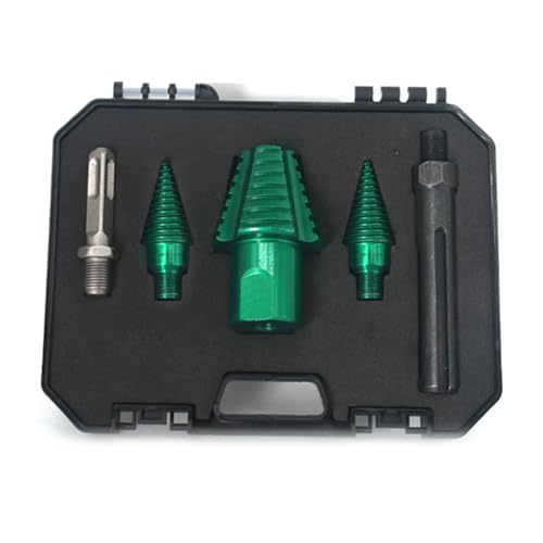 Ujjdwiurgh Elektrischer Hammer, Hackbohrer-Set, Abnehmbar, Holzbearbeitung, Spiralnut, Haushalt, Holzspaltwerkzeuge, Quadratisch von Ujjdwiurgh