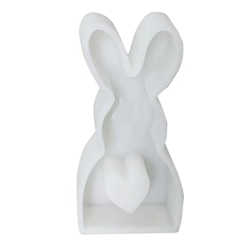Ujjdwiurgh Niedliche Hasen-Silikonform, Gips-Räucherstäbchen-Dekorationsform, Aromatherapie-Kerzenharzformen, 13,4 X 6 Cm, Langlebig, Einfach zu Verwenden Ujjdwiurgh Niedliche Hasen-Silikonform, Gips-Räucherstäbchen-Dekorationsform, Aromatherapie-Kerzenharzformen, 13,4 X 6 Cm, Langlebig, Einfach zu Verwenden von Ujjdwiurgh