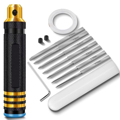 Ujjdwiurgh Prime Model Scriber, Kunstharz, Geschnitzte Scriber-Linie, Hobby-Schneidwerkzeug, Mei?el, Hobby-Schneidwerkzeug, Schwarz von Ujjdwiurgh