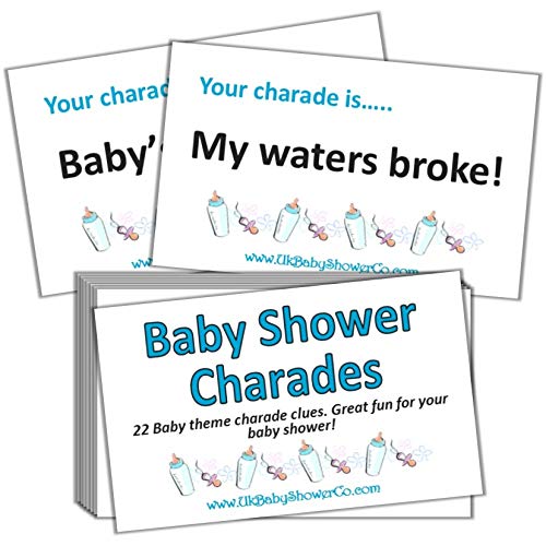 Creative Scharade Party Spiel für Babypartys, englische Ausgabe von Uk Baby Shower Co