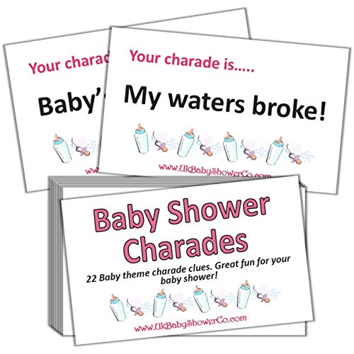Creative Scharade Party Spiel für Babypartys, englische Ausgabe Creative Scharade Party Spiel für Babypartys, englische Ausgabe von Uk Baby Shower Co