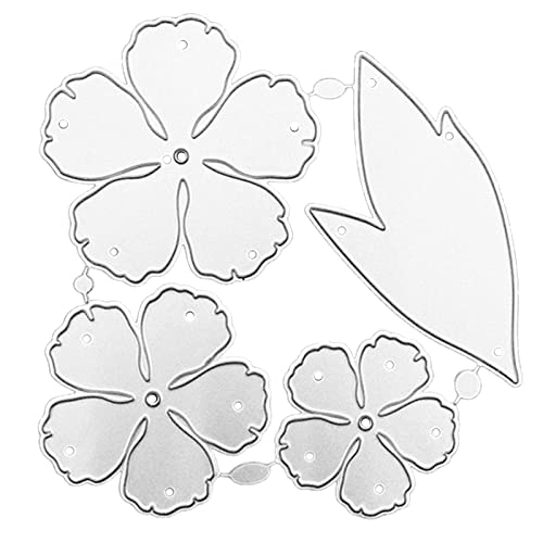 Blumen-Stanzschablonen, Blätter, Prägeschablonen für Kartenherstellung, Präge-Stanzformen von Ukbzxcmws