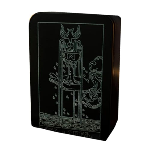 Ukbzxcmws Tarot Karten Aufbewahrungsbox Mit Weißem Linienmuster Eisen Tarot Karten Aufbewahrungskoffer Tragbarer Kartenbehälter Astrologie Schmuckkästchen Ukbzxcmws Tarot Karten Aufbewahrungsbox Mit Weißem Linienmuster Eisen Tarot Karten Aufbewahrungskoffer Tragbarer Kartenbehälter Astrologie Schmuckkästchen von Ukbzxcmws