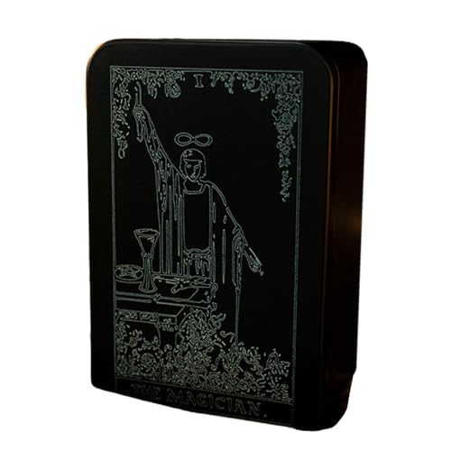 Ukbzxcmws Tarot Karten Aufbewahrungsbox Mit Weißem Linienmuster Eisen Tarot Karten Aufbewahrungskoffer Tragbarer Kartenbehälter Astrologie Schmuckkästchen Ukbzxcmws Tarot Karten Aufbewahrungsbox Mit Weißem Linienmuster Eisen Tarot Karten Aufbewahrungskoffer Tragbarer Kartenbehälter Astrologie Schmuckkästchen von Ukbzxcmws